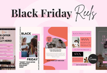 Ladystrategist Black Friday Canva Templates Bundle instagram canva templates social media templates etsy free canva templates