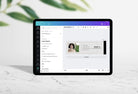 Ladystrategist Blanca Email Signature Template Editable Canva Template Rose Gold instagram canva templates social media templates etsy free canva templates