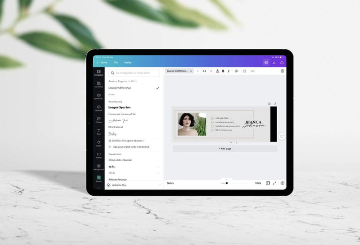 Ladystrategist Blanca Email Signature Template Editable Canva Template Rose Gold instagram canva templates social media templates etsy free canva templates