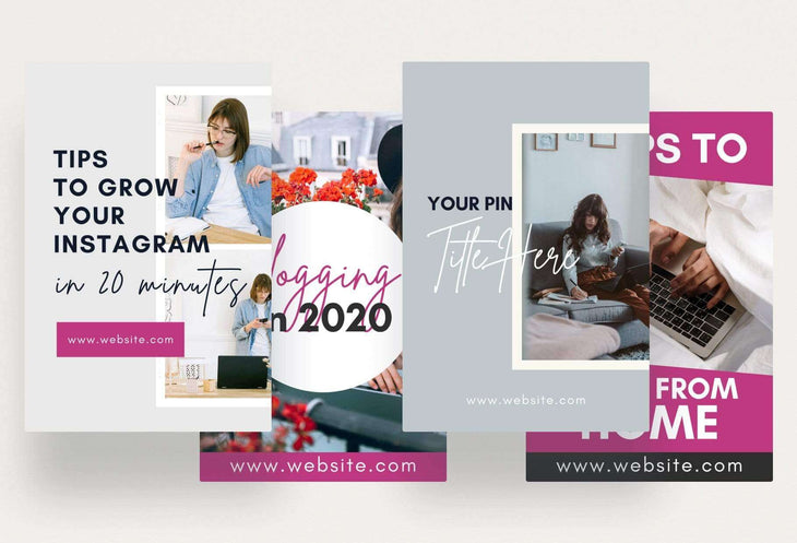 Ladystrategist Blog Pinterest Template instagram canva templates social media templates etsy free canva templates