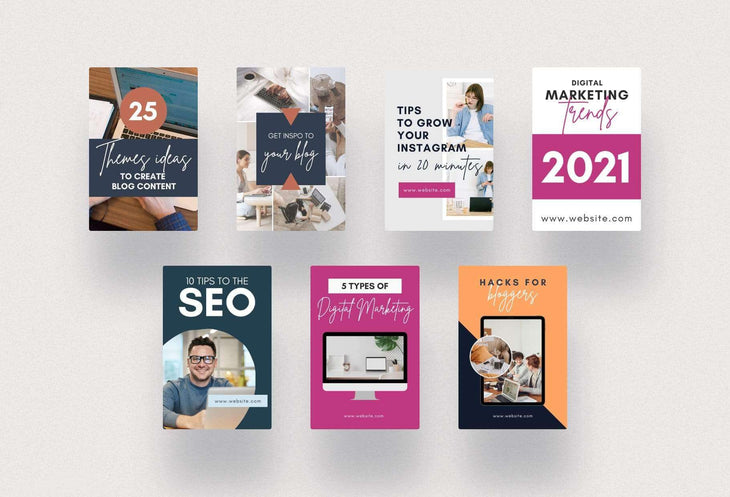 Ladystrategist Blog Pinterest Template instagram canva templates social media templates etsy free canva templates