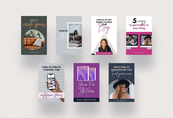 Ladystrategist Blog Pinterest Template instagram canva templates social media templates etsy free canva templates