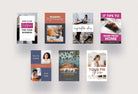 Ladystrategist Blog Pinterest Template instagram canva templates social media templates etsy free canva templates