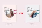 Ladystrategist Boho Carousel Instagram Engagement Booster Canva Template instagram canva templates social media templates etsy free canva templates