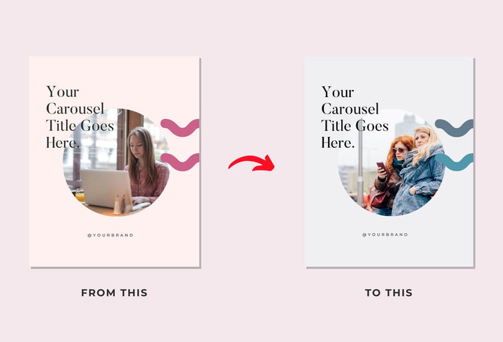 Ladystrategist Boho Carousel Instagram Engagement Booster Canva Template instagram canva templates social media templates etsy free canva templates