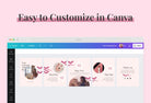 Ladystrategist Boho Carousel Instagram Engagement Booster Canva Template instagram canva templates social media templates etsy free canva templates