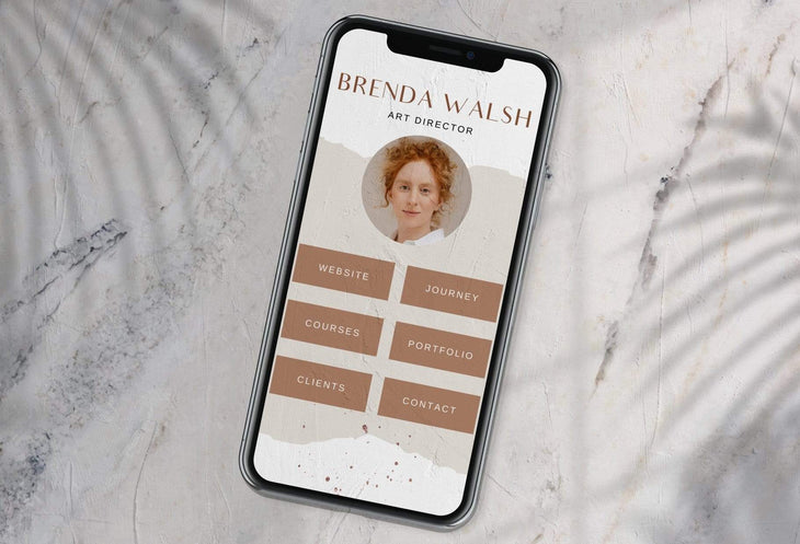 Ladystrategist Brenda Instagram Link in Bio Canva Landing Page Website instagram canva templates social media templates etsy free canva templates
