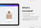 Ladystrategist Brenda Instagram Link in Bio Canva Landing Page Website instagram canva templates social media templates etsy free canva templates