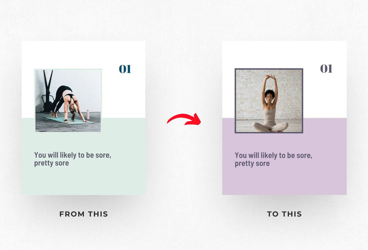 Ladystrategist Brielle Fitness 6-Page Carousel Canva Template instagram canva templates social media templates etsy free canva templates