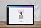 Ladystrategist Britney Instagram Link in Bio Canva Landing Page Website instagram canva templates social media templates etsy free canva templates