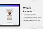 Ladystrategist Britney Instagram Link in Bio Canva Landing Page Website instagram canva templates social media templates etsy free canva templates