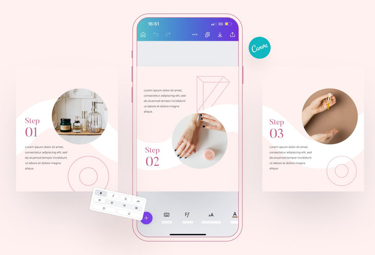 Ladystrategist Bubbles Carousel Instagram Engagement Booster Canva Template instagram canva templates social media templates etsy free canva templates