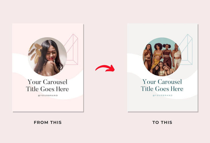 Ladystrategist Bubbles Carousel Instagram Engagement Booster Canva Template instagram canva templates social media templates etsy free canva templates