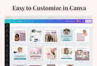 Ladystrategist Business Coaching Instagram Post Canva Templates instagram canva templates social media templates etsy free canva templates