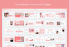 Ladystrategist Business Plan Presentation Blush Collection Fully Editable Canva Template instagram canva templates social media templates etsy free canva templates