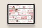 Ladystrategist Business Plan Presentation Blush Collection Fully Editable Canva Template instagram canva templates social media templates etsy free canva templates
