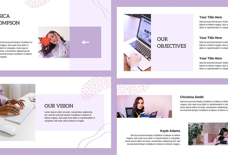 Ladystrategist Business Plan Presentation Lavanda Collection Fully Editable Canva Template instagram canva templates social media templates etsy free canva templates