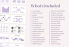 Ladystrategist Business Plan Presentation Lavanda Collection Fully Editable Canva Template instagram canva templates social media templates etsy free canva templates