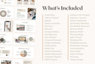 Ladystrategist Business Plan Presentation Neutral Collection Fully Editable Canva Template instagram canva templates social media templates etsy free canva templates