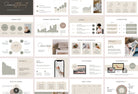 Ladystrategist Business Plan Presentation Neutral Collection Fully Editable Canva Template instagram canva templates social media templates etsy free canva templates