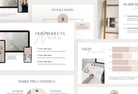 Ladystrategist Business Plan Presentation Sage Collection Fully Editable Canva Template instagram canva templates social media templates etsy free canva templates