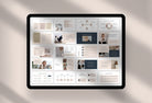 Ladystrategist Business Plan Presentation Sage Collection Fully Editable Canva Template instagram canva templates social media templates etsy free canva templates