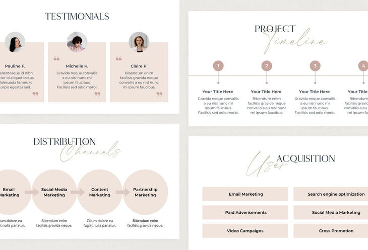 Ladystrategist Business Plan Presentation Sage Collection Fully Editable Canva Template instagram canva templates social media templates etsy free canva templates