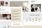 Ladystrategist Business Plan Presentation Savannah Collection Fully Editable Canva Template instagram canva templates social media templates etsy free canva templates