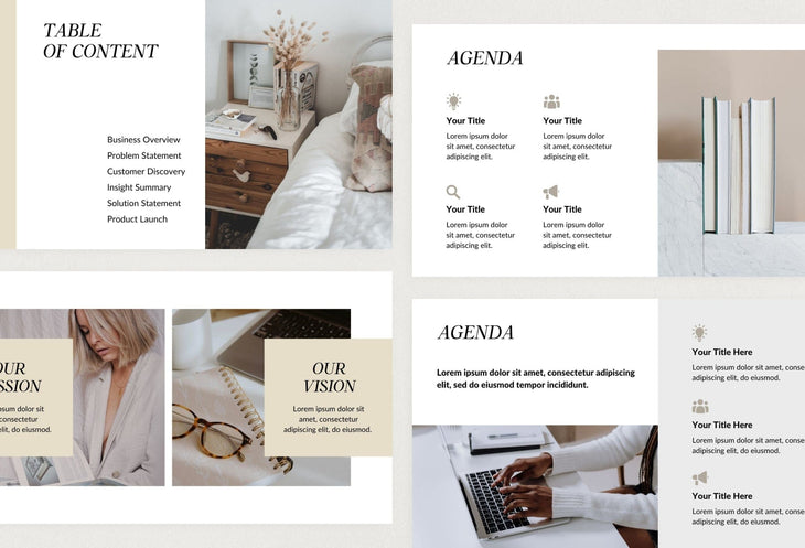 Ladystrategist Business Plan Presentation Savannah Collection Fully Editable Canva Template instagram canva templates social media templates etsy free canva templates