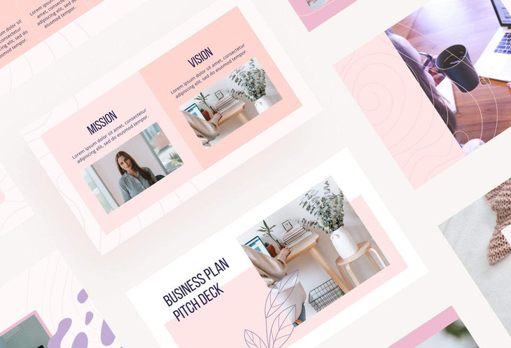 Ladystrategist Business Plan Presentation Sweet Collection Fully Editable Canva Template instagram canva templates social media templates etsy free canva templates