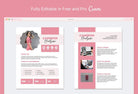 Ladystrategist Cameron Hudson Media Kit Canva Template for Influencers instagram canva templates social media templates etsy free canva templates