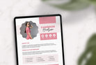 Ladystrategist Cameron Hudson Media Kit Canva Template for Influencers instagram canva templates social media templates etsy free canva templates