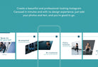 Ladystrategist Camila Fitness 6-Page Carousel Canva Template instagram canva templates social media templates etsy free canva templates
