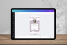 Ladystrategist Carol Instagram Link in Bio Canva Landing Page Website instagram canva templates social media templates etsy free canva templates