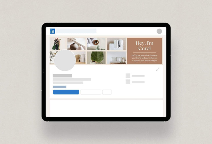 Ladystrategist Carol Linked In Banner Canva Template instagram canva templates social media templates etsy free canva templates