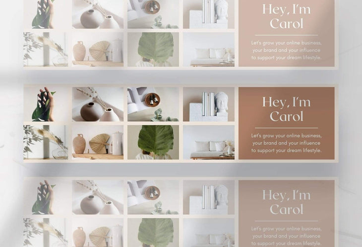 Ladystrategist Carol Linked In Banner Canva Template instagram canva templates social media templates etsy free canva templates