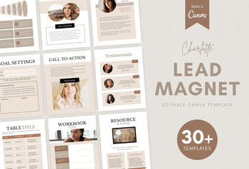 Ladystrategist Charlotte Lead Magnet Editable Canva Template instagram canva templates social media templates etsy free canva templates