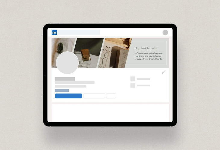 Ladystrategist Charlotte Linked In Banner Canva Template instagram canva templates social media templates etsy free canva templates