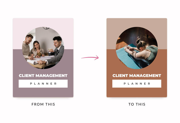 Ladystrategist Client Management Planner Canva Template instagram canva templates social media templates etsy free canva templates