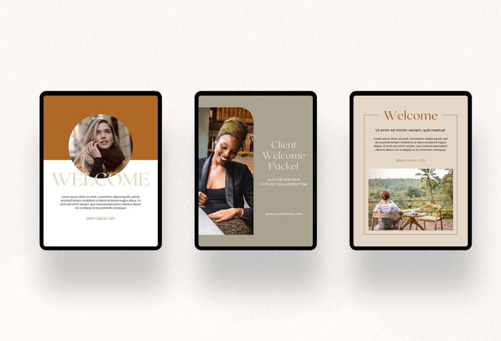 Ladystrategist Client Welcome Packet Canva Template instagram canva templates social media templates etsy free canva templates