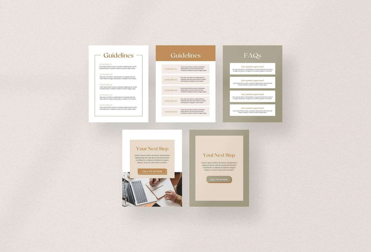 Ladystrategist Client Welcome Packet Canva Template instagram canva templates social media templates etsy free canva templates