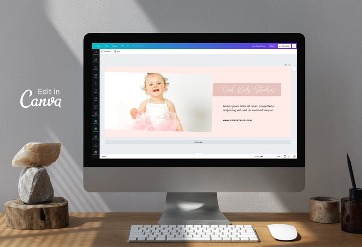 Ladystrategist Cool Studios Facebook Cover for Photographers Editable Canva Template instagram canva templates social media templates etsy free canva templates