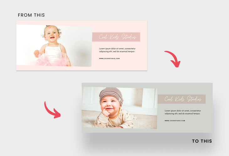 Ladystrategist Cool Studios Facebook Cover for Photographers Editable Canva Template instagram canva templates social media templates etsy free canva templates