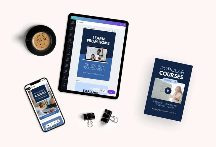Ladystrategist Course Pinterest Template instagram canva templates social media templates etsy free canva templates