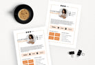 Ladystrategist Courtney Speaker One-Sheet Canva Template instagram canva templates social media templates etsy free canva templates