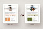 Ladystrategist Courtney Speaker One-Sheet Canva Template instagram canva templates social media templates etsy free canva templates