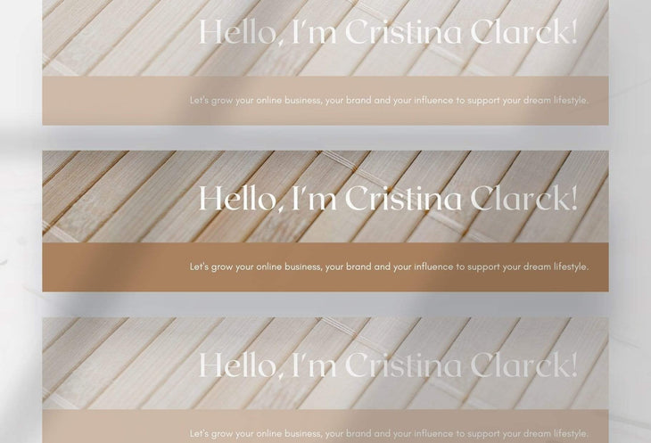 Ladystrategist Cristina Linked In Banner Canva Template instagram canva templates social media templates etsy free canva templates