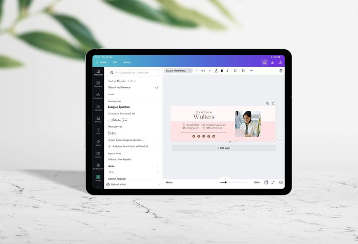 Ladystrategist Cynthia Email Signature Template Editable Canva Template Rose Gold instagram canva templates social media templates etsy free canva templates