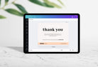 Ladystrategist Cynthia Printable Thank You Card Packaging Insert Note Canva Template instagram canva templates social media templates etsy free canva templates
