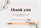 Ladystrategist Cynthia Printable Thank You Card Packaging Insert Note Canva Template instagram canva templates social media templates etsy free canva templates